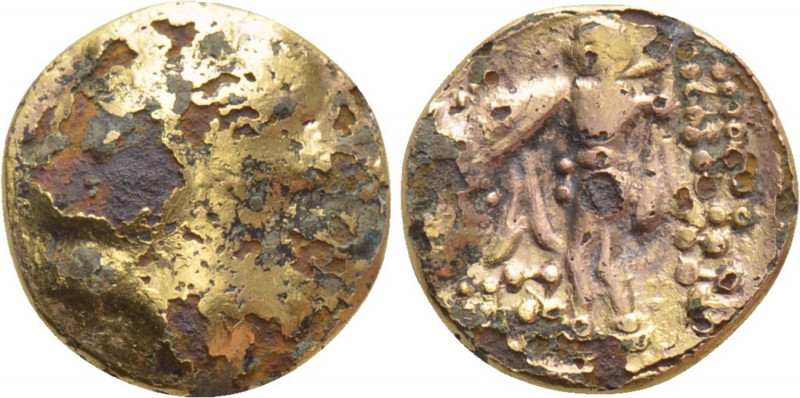 CENTRAL EUROPE. Boii. Fourrèe 1/8 Stater (2nd-1st centuries BC). "Athena Alkis" ...