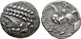 EASTERN EUROPE. Imitations of Philip II of Macedon (2nd century BC). Tetradrachm. "Zopfreiter type"