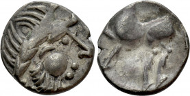 EASTERN EUROPE. Imitations of Philip II of Macedon (2nd-1st centuries BC). Drachm. "Kugelwange" type