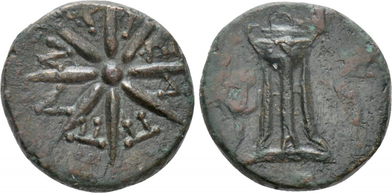 CIMMERIAN BOSPOROS. Pantikapaion. Ae (Circa 109-105 BC). 

Obv: ΠANTIKAΠA. 
E...