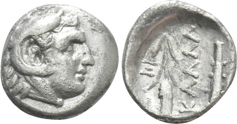 MOESIA. Kallatis. Diobol (Circa 3rd-2nd centuries BC).

Obv: Head of Herakles ...