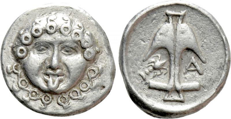THRACE. Apollonia Pontika. Tetrobol (425-375 BC). 

Obv: Facing gorgoneion.
R...
