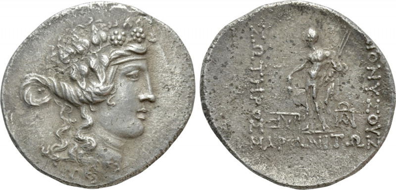 THRACE. Maroneia. Tetradrachm (Late 2nd-mid 1st centuries BC). 

Obv: Head of ...