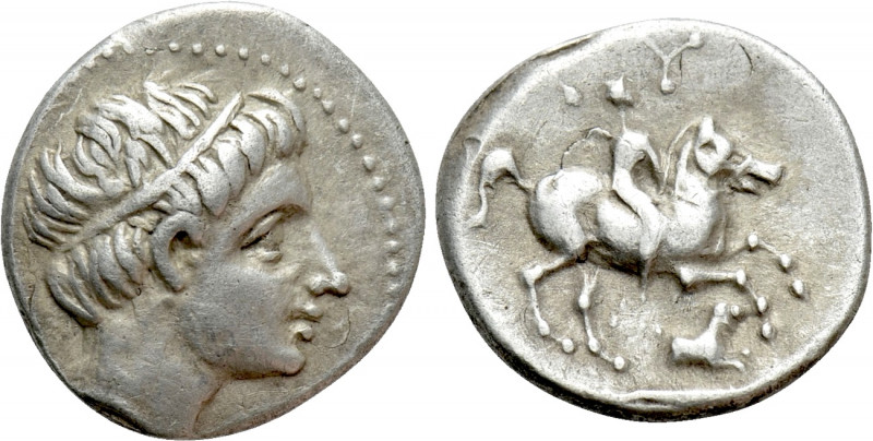 KINGS OF THRACE (Macedonian). Lysimachos (305-281 BC). Tetrobol. Amphipolis. 
...