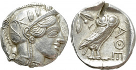 ATTICA. Athens. Tetradrachm (Circa 454-404 BC)