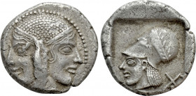 MYSIA. Lampsakos. Drachm (Circa 500-450 BC)
