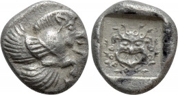 IONIA. Klazomenai. Diobol (Circa 480-400 BC)