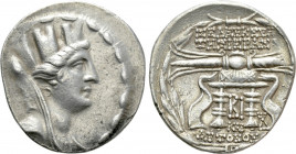 SELEUCIS & PIERIA. Seleukeia Pieria. Tetradrachm (105/4-83/2 BC). Dated CY 12 (98/97 BC)