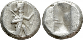 ACHAEMENID EMPIRE. Time of Darios I to Xerxes II (485-420 BC). Siglos. Sardes