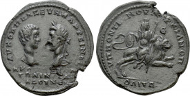MOESIA INFERIOR. Marcianopolis. Macrinus, with Diadumenian (217-218). Ae Pentassarion. Pontianus, legatus consularis
