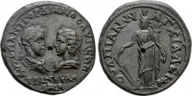 THRACE. Anchialus. Gordian III, with Tranquillina (238-244). Ae