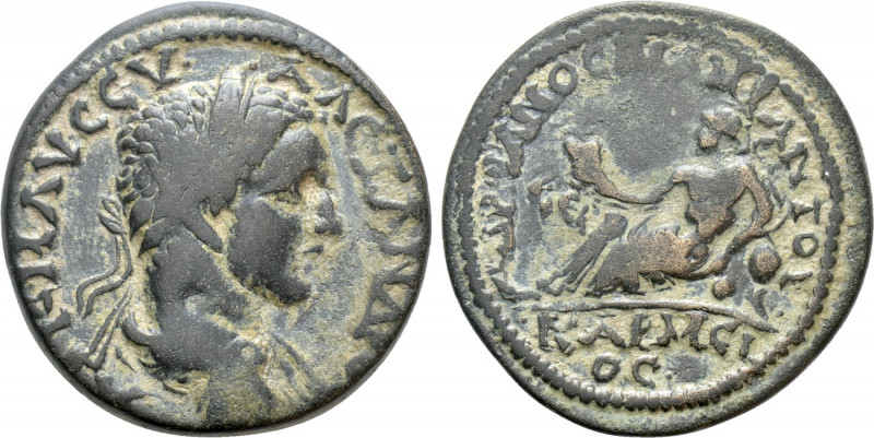 PHRYGIA. Hadrianopolis-Sebaste. Severus Alexander (222-235). Ae. Amiantos, magis...