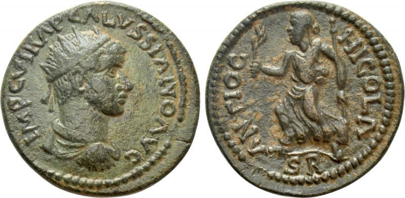 PISIDIA. Antioch. Volusian (251-253). Ae. 

Obv: IMP C VIB AP CALVSSIANO AVG. ...