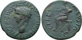 CLAUDIUS (41-54). Dupondius. Rome