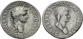 CLAUDIUS, with Agrippina II (41-54). Cistophor