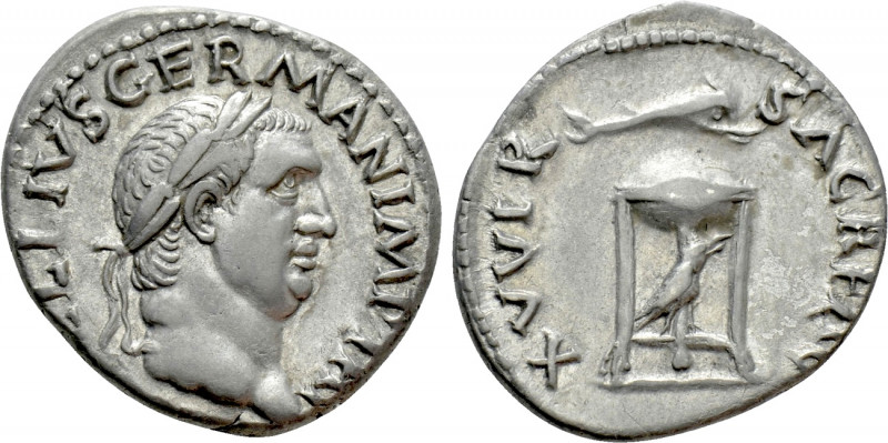 VITELLIUS (69). Denarius. Rome.

Obv: A VITELLIVS GERMAN IMP TR P.
Laureate h...