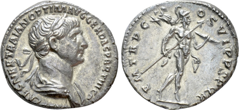 TRAJAN (98-117). Denarius. Rome. 

Obv: IMP CAES NER TRAIANO OPTIM AVG GER DAC...