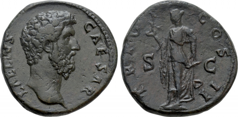 AELIUS (Caesar, 136-138). Sestertius. Rome. 

Obv: AELIVS CAESAR. 
Bare head ...