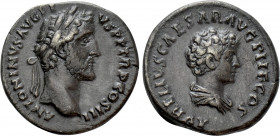 ANTONINUS PIUS with MARCUS AURELIUS As Caesar (138-161). Denarius. Rome