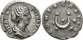 DIVA FAUSTINA II (Died 175/6). Denarius. Rome. Struck under Marcus Aurelius