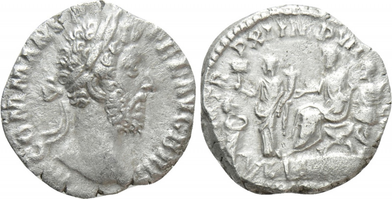 COMMODUS (177-192). Denarius. Rome. 

Obv: M COMM ANT P FEL AVG BRIT. 
Laurea...