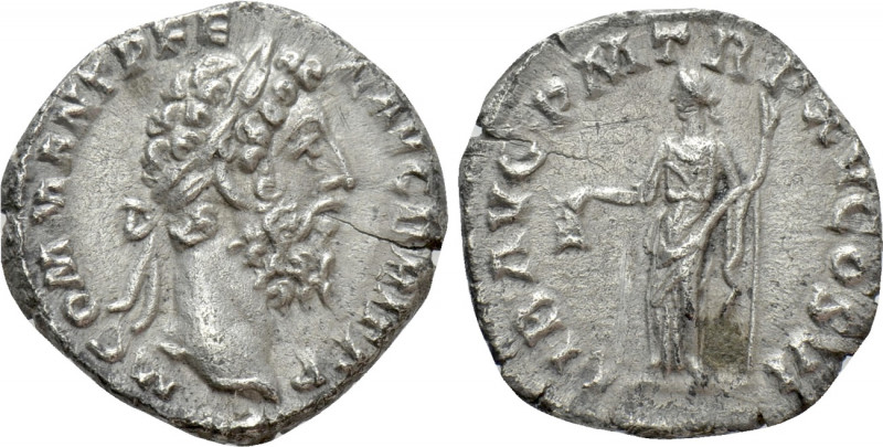 COMMODUS (177-192). Denarius. Rome. 

Obv: M COMM ANT P FEL AVG BRIT P P. 
La...