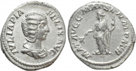 JULIA DOMNA (Augusta, 193-211). Denarius. Rome