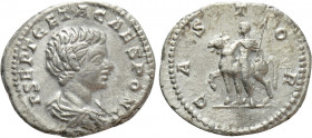 GETA (Caesar, 198-209). Denarius. Rome