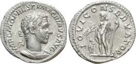 MACRINUS (217-218). Denarius. Rome