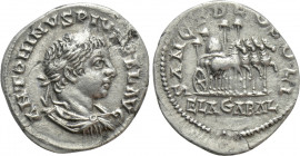 ELAGABALUS (218-222). Denarius. Antioch