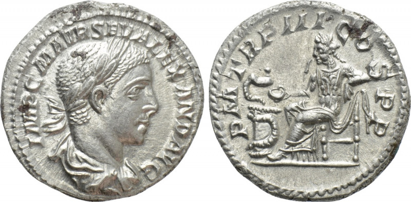SEVERUS ALEXANDER (222-235). Denarius. Rome. 

Obv: IMP C M AVR SEV ALEXAND AV...