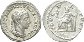 SEVERUS ALEXANDER (222-235). Denarius. Rome