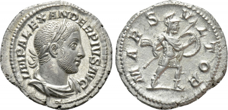 SEVERUS ALEXANDER (222-235). Denarius. Rome. 

Obv: IMP ALEXANDER PIVS AVG. 
...