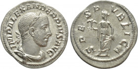 SEVERUS ALEXANDER (222-235). Denarius. Rome
