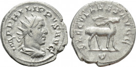 PHILIP I 'THE ARAB' (244-249). Antoninianus. Rome. Saecular Games issue