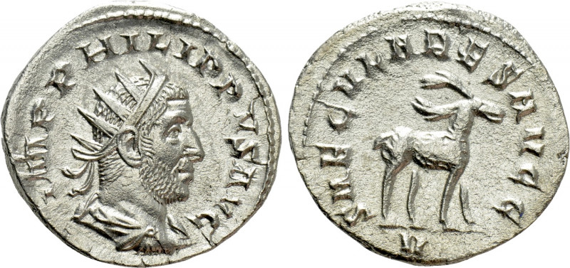 PHILIP I 'THE ARAB' (244-249). Antoninianus. Rome. Saecular Games issue. 

Obv...