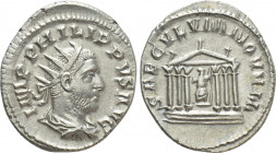 PHILIP I 'THE ARAB' (244-249). Antoninianus. Rome. Saecular Games/1000th Anniversary of Rome issue