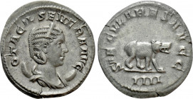 OTACILIA SEVERA (Augusta 244-249). Antoninianus. Rome. Saecular Games/1000th Anniversary of Rome issue