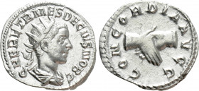 HERENNIUS ETRUSCUS (Caesar, 249-251). Antoninianus. Rome