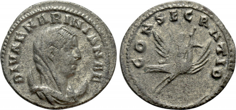 DIVA MARINIANA (Died before 253). Antoninianus. Rome. 

Obv: DIVAE MARINIANAE....