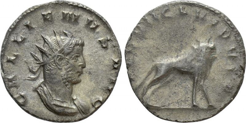 GALLIENUS (253-268). Antoninianus. Mediolanum. 

Obv: GALLIENVS AVG. 
Radiate...