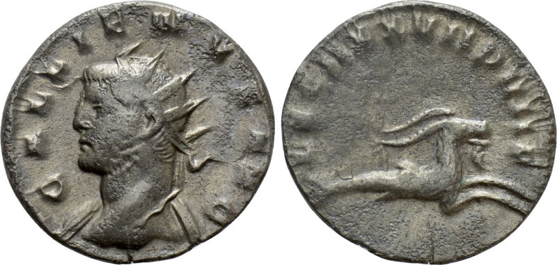 GALLIENUS (253-268). Antoninianus. Mediolanum. 

Obv: GALLIENVS AVG. 
Laureat...