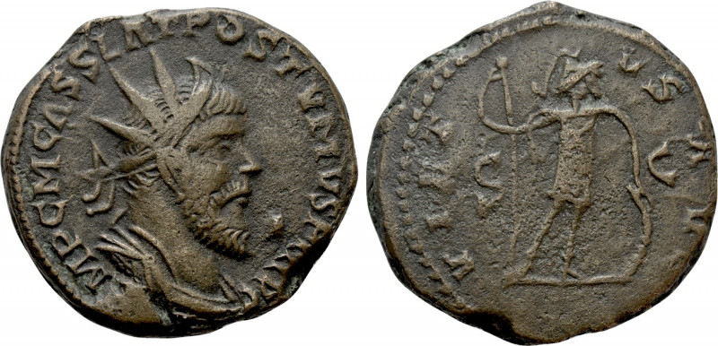 POSTUMUS (260-269). Double Sestertius. Treveri. 

Obv: IMP C M CASS LAT POSTVM...