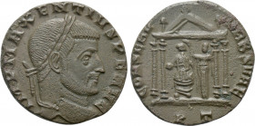 MAXENTIUS (307-312). Follis. Ticinum