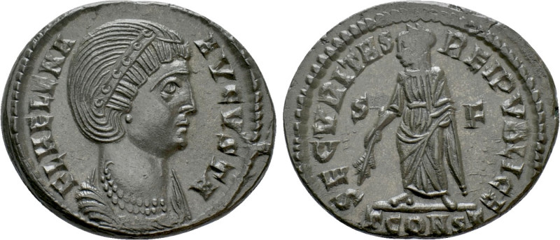 HELENA (Augusta, 324-328/30). Follis. Arelate. 

Obv: FL HELENA AVGVSTA. 
Dia...