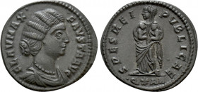 FAUSTA (Augusta, 324-326). Follis. Arelate