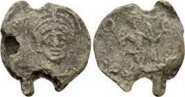 JUSTINIAN I (527-565). Lead seal
