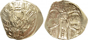 ANDRONICUS II with ANDRONICUS III (1325-1328). GOLD Hyperpyron. Constantinople