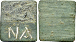 COMMERCIAL WEIGHT (Circa 4th-6th centuries). Square Ae. One Nomismata