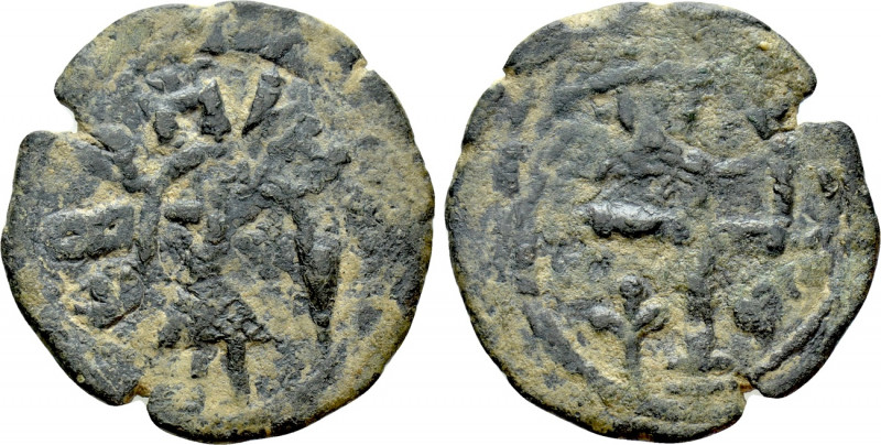 CRUSADERS. Edessa. Baldwin II (Second reign, 1108-1118). Follis. 

Obv: Baldwi...